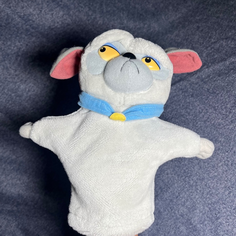 Disney Pocahontas Oliver and Company Dodger Dog Hand Puppet Plush Percy Vintage